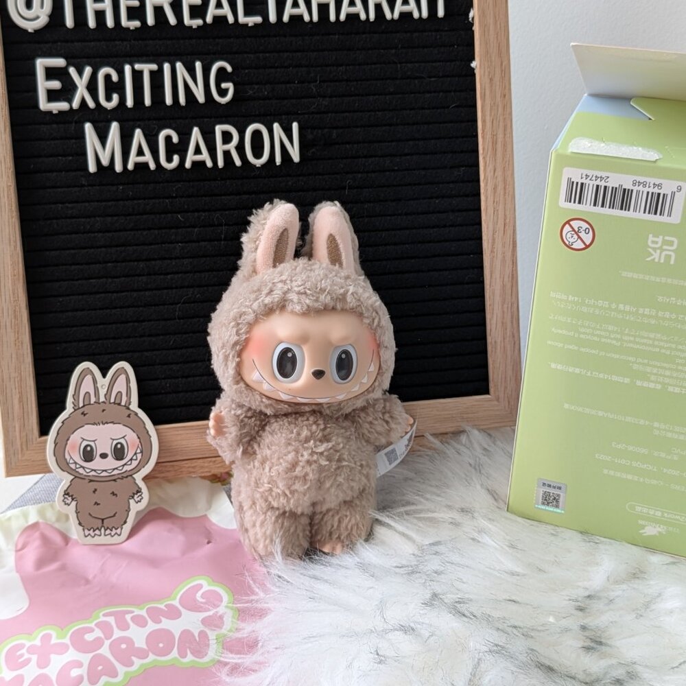 POP MART - Toffee - The Monsters Labubu Exciting Macaron Vinyl Plush